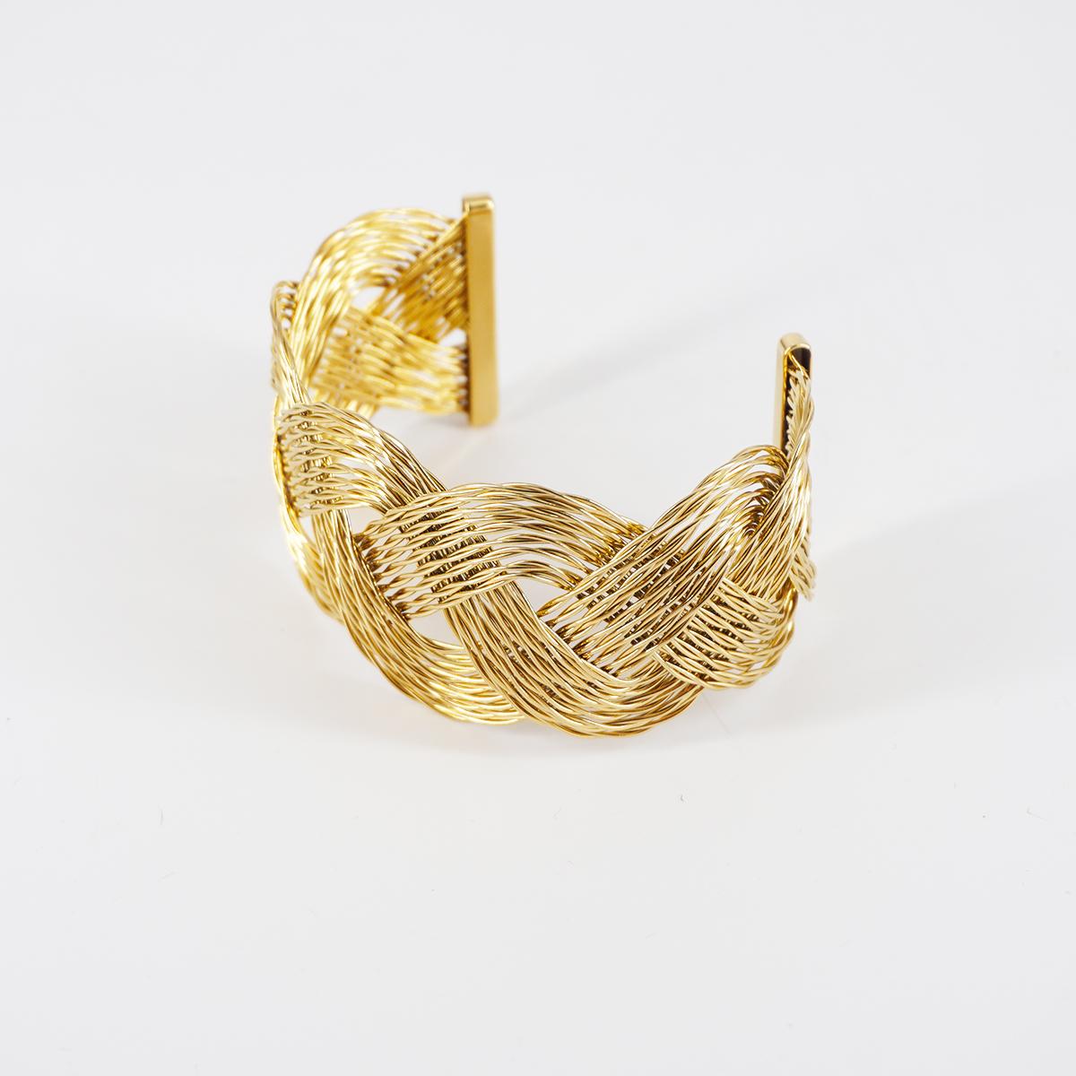 BRACCIALE RIGIDO INTRECCIATO