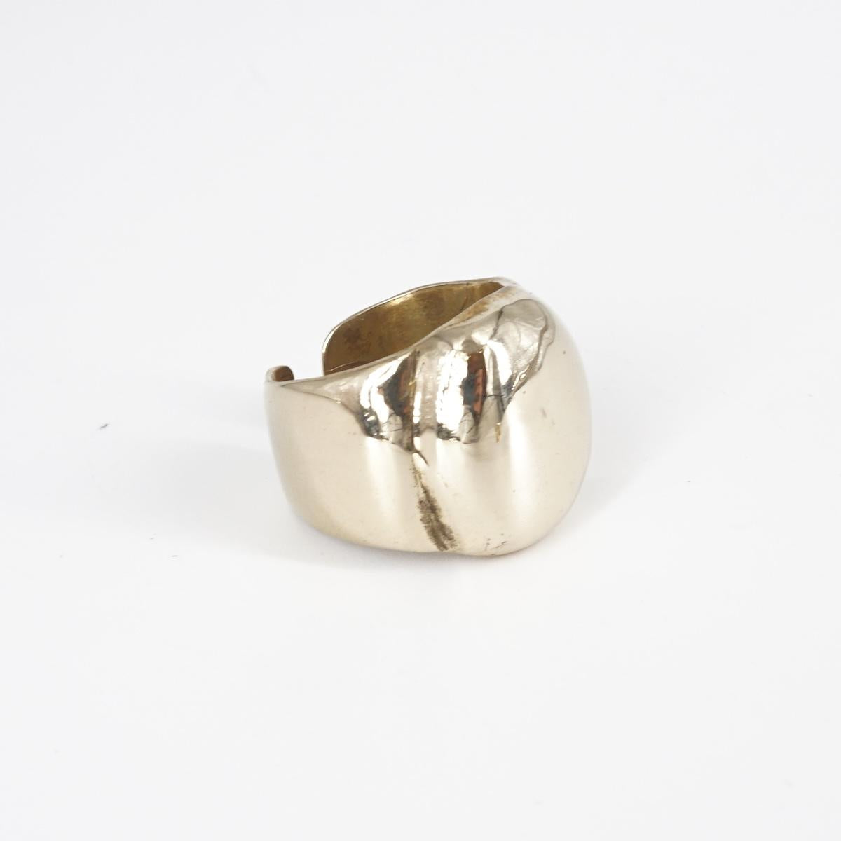 RIVA ANELLO BOMBATO IN OTTONE