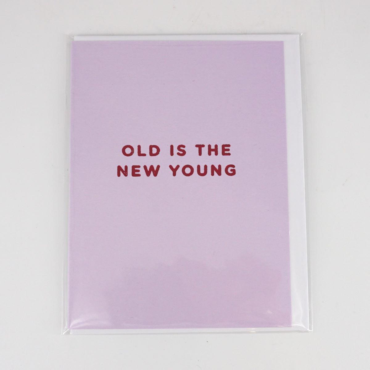 BLUEQ CARD OLD IS THE NEW YOUNG