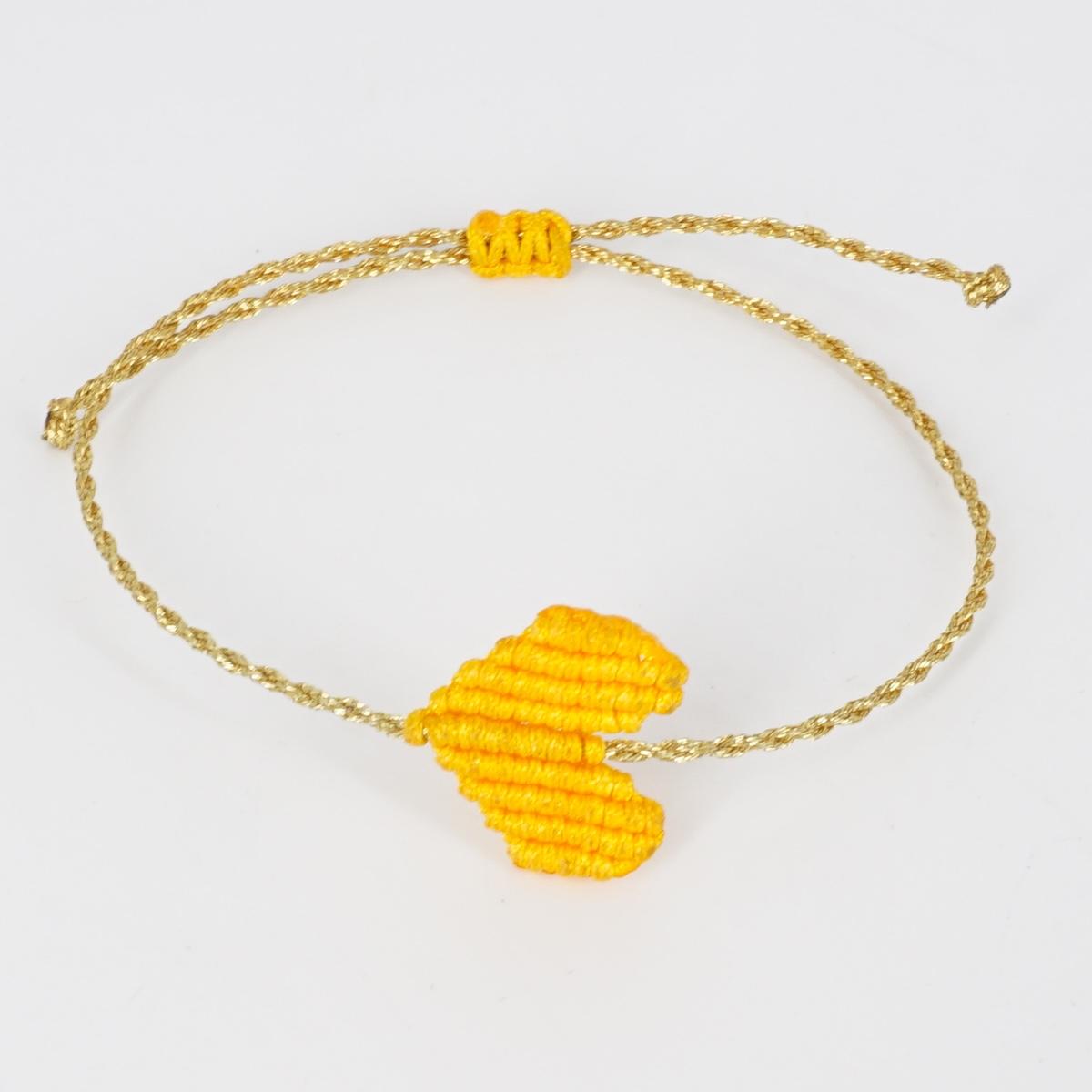 Bracciale CUORE giallo scuro BRACCIALE CUORE GIALLO SCURO NOMADEA