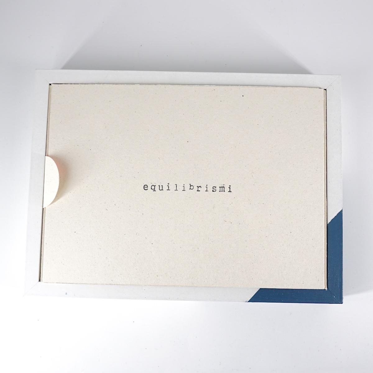 Equilibrismo bianco ballerini BLU