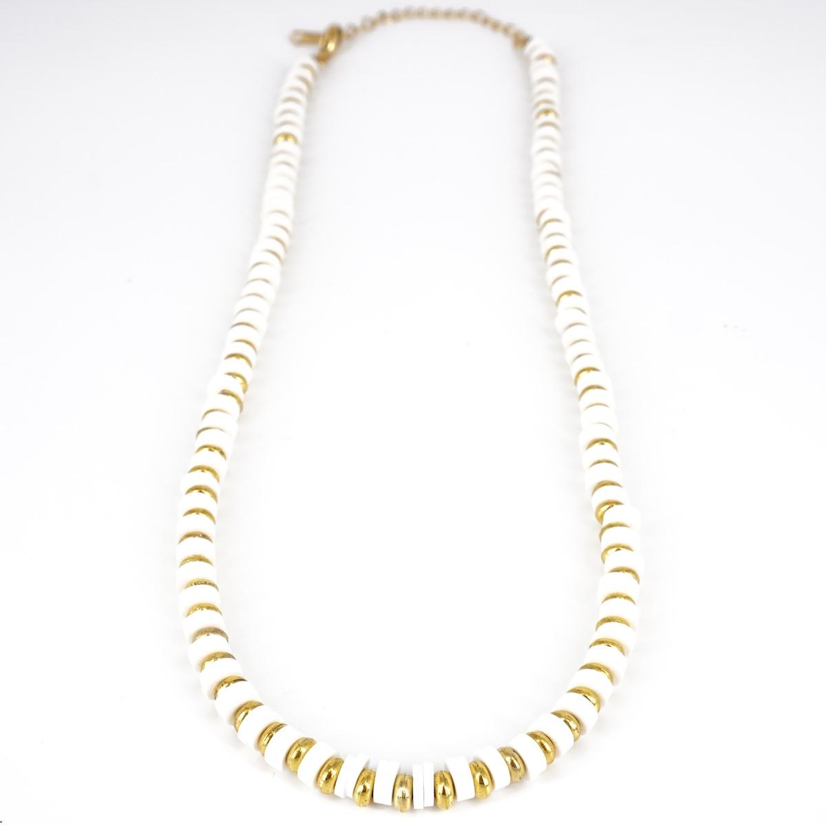 COLLANA TONDINI BIANCA