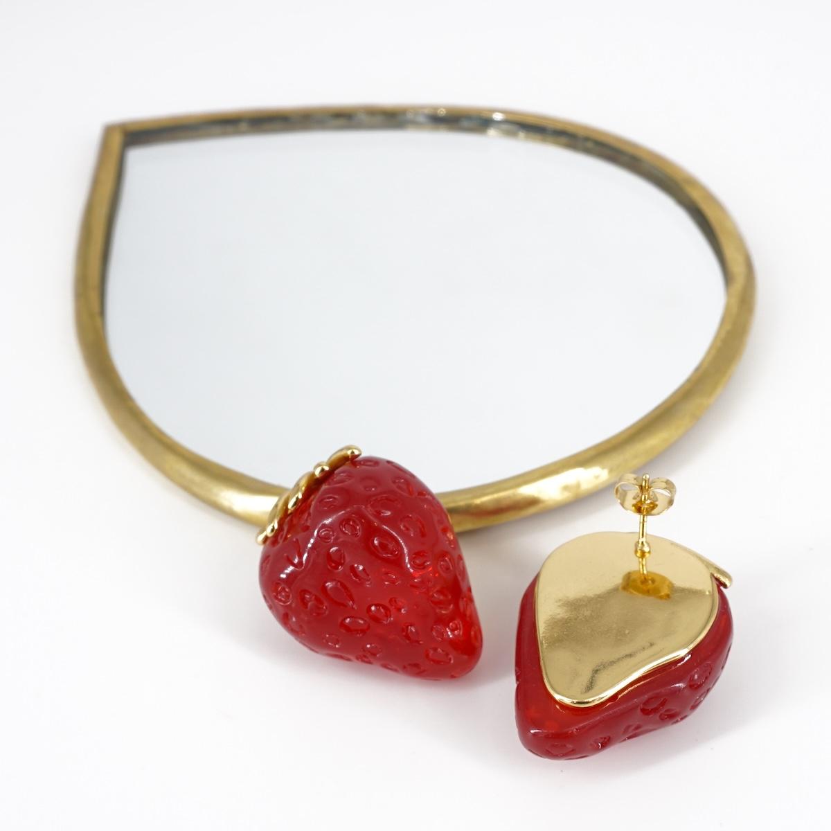ORECCHINI FRAGOLA