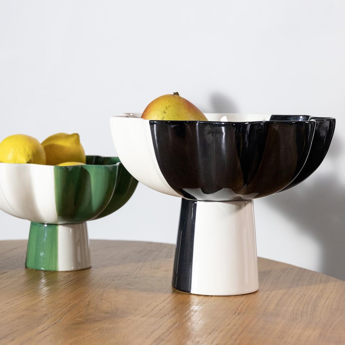 Fruttiera SOLE LARGE BIANCO E NERO FRUTTIERA SOLE LARGE BIANCO E NERO KLEVERING