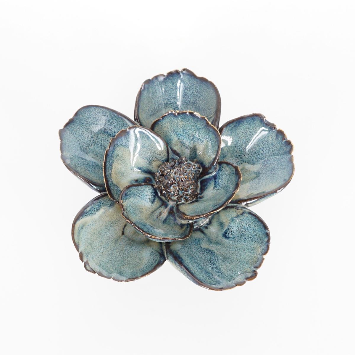 FIORE in CERAMICA PAPAVERO BLU FIORE CERAMICA PAPAVERO BLU CHIVE