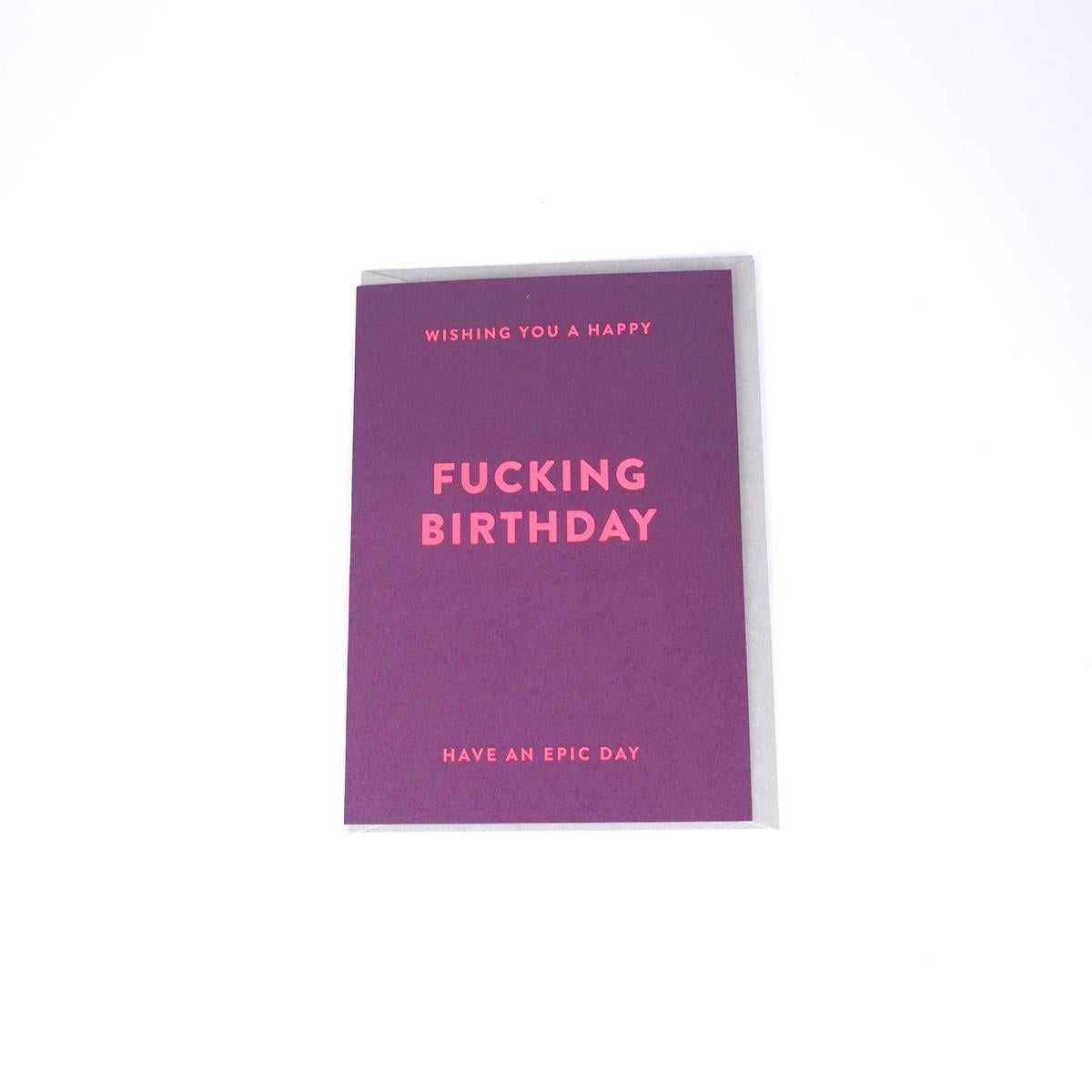 BLUEQ CARD FUCKING BIRTHDAY