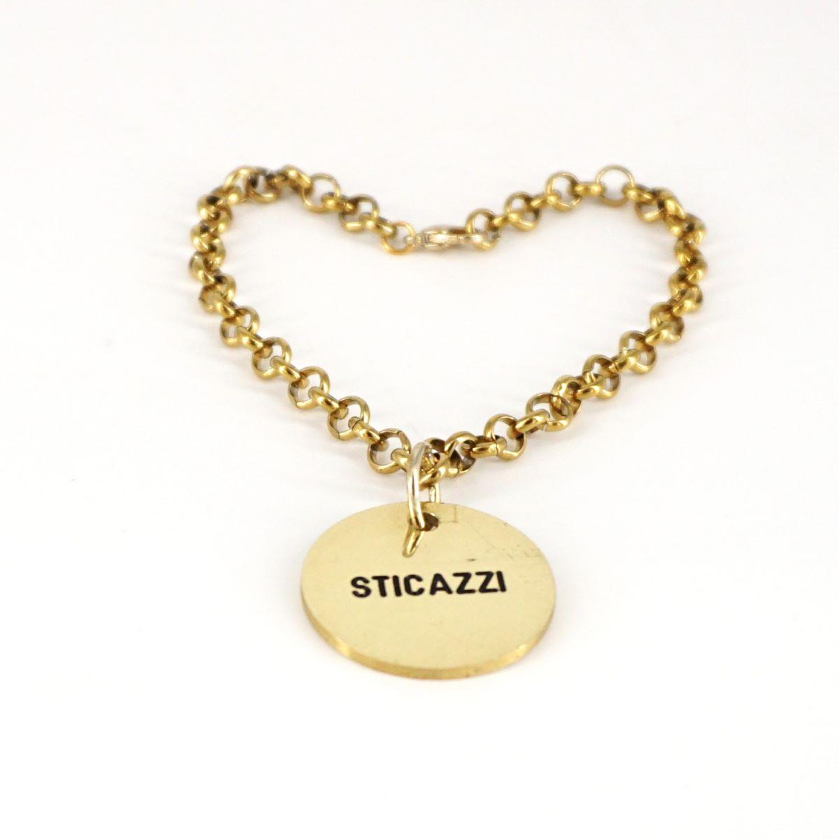 Bracciale medaglietta STI CAZZI