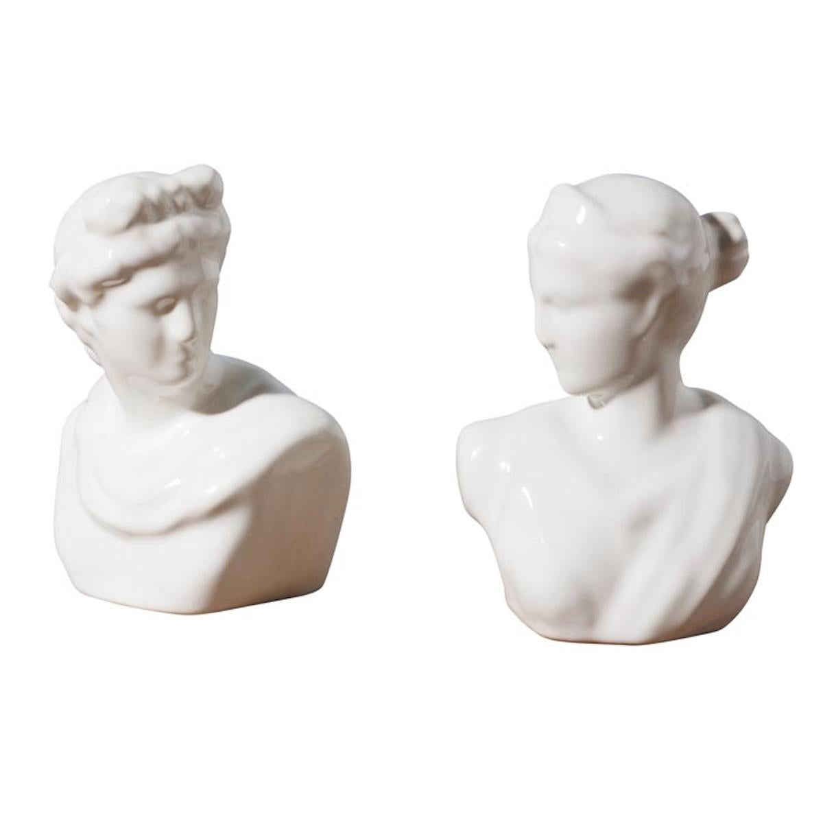 Set sale e pepe STATUE in porcellana