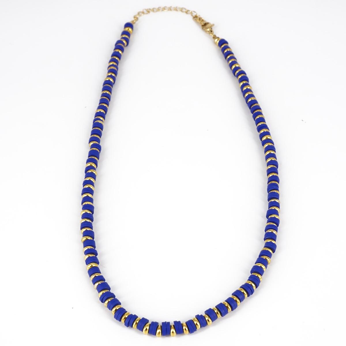 COLLANA TONDINI BLU