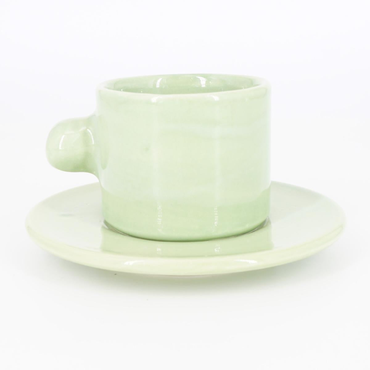 TAZZINA CAFFè CON PIATTINO TUPPO SALVIA TAZZINA CAFFÈ TUPPO SALVIA NICOLE