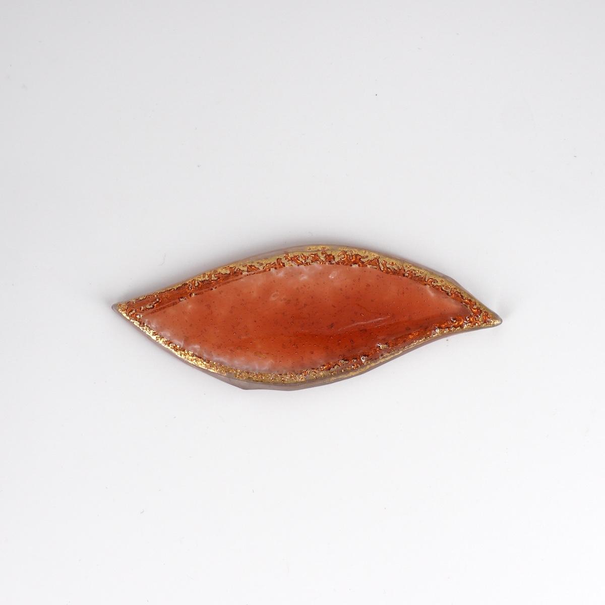 Poggiaposate FOGLIOLINA salmone