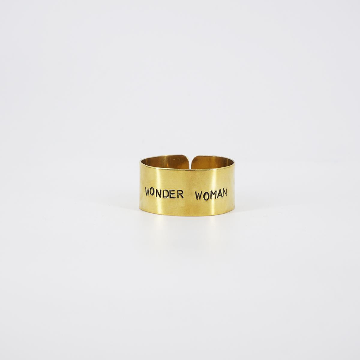 small wonder woman napkin ring
