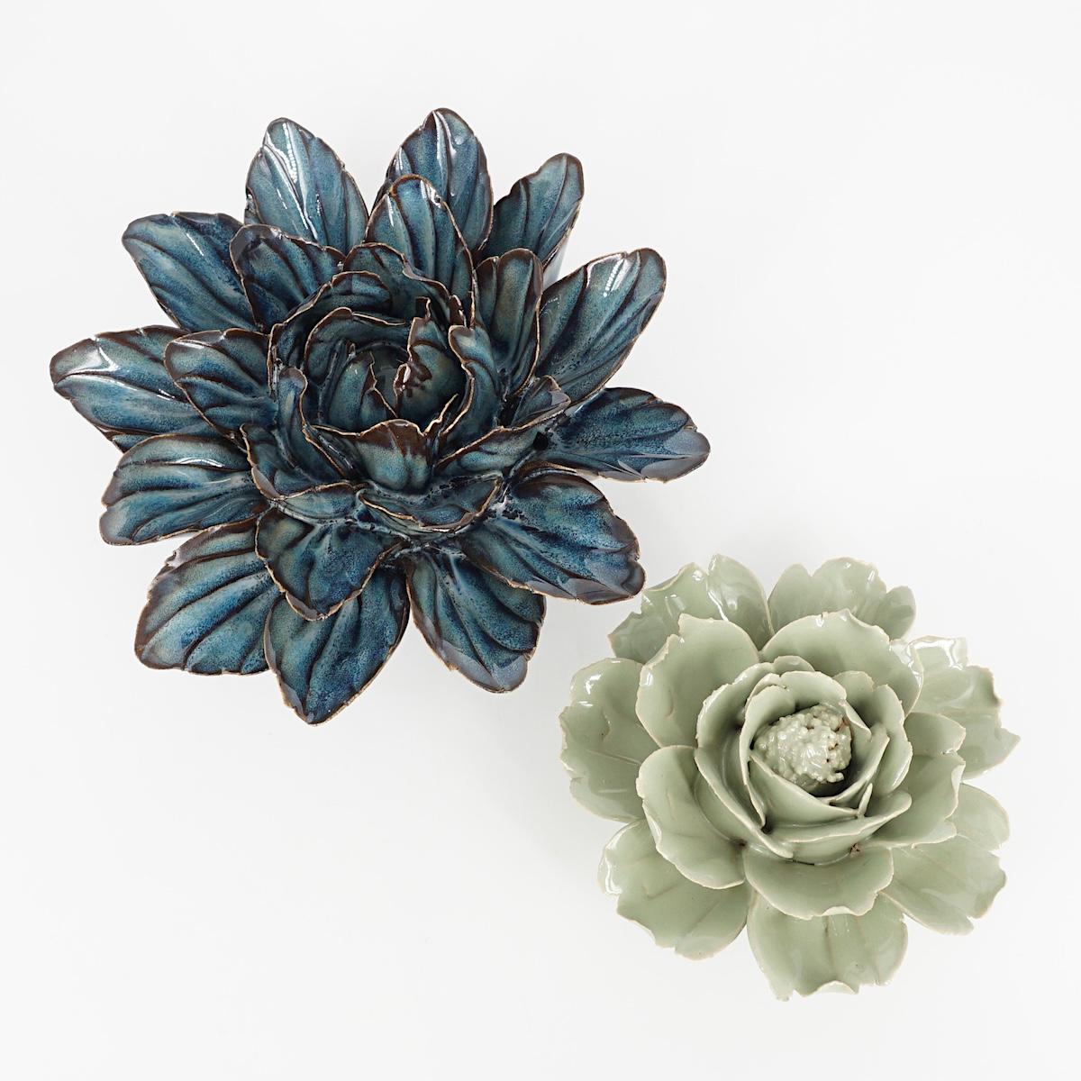 FIORE in CERAMICA PEONIA BLU FIORE CERAMICA PEONIA BLU CHIVE