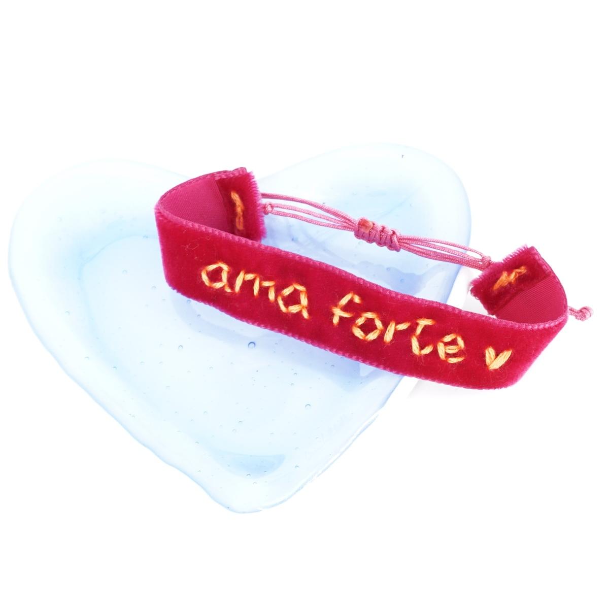 Bracciale in velluto AMA FORTE BRACCIALE VELLUTO AMA FORTE NOMADEA