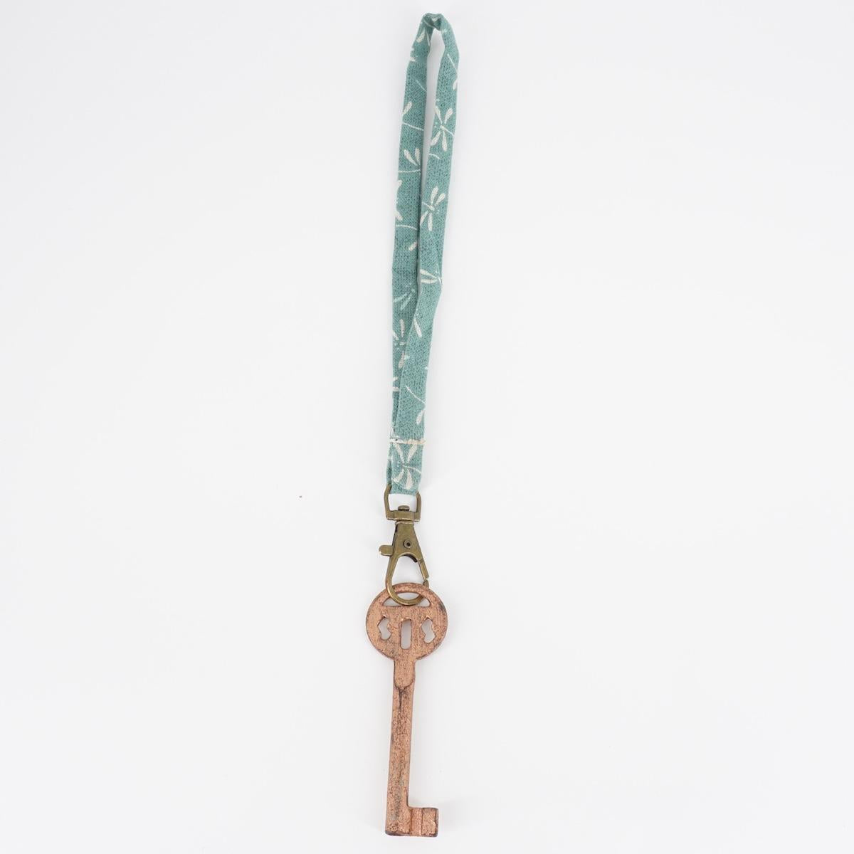 Portachiavi corto LIBELLULE AZZURRO