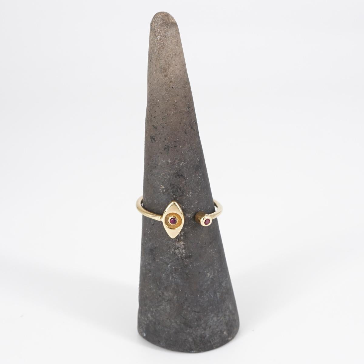 Red eye ring