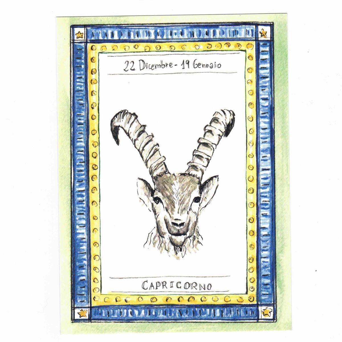 Stampa zodiaco CAPRICORNO STAMPA ZODIACO CAPRICORNO CATERINA BERTA