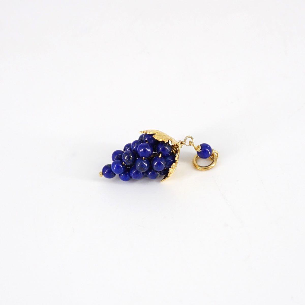 Charm GRAPPOLO D'UVA BLU CHARM GRAPPOLO CV BLU CORALLO