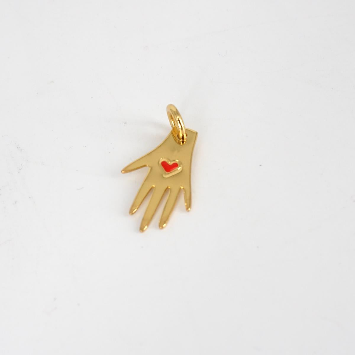 Charm manitas SMALL HEART ENAMEL