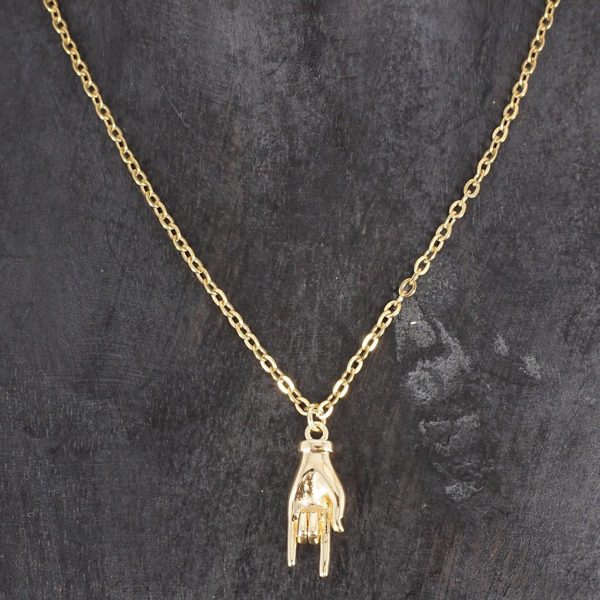 COLLANA CATENINA MANO TIE'