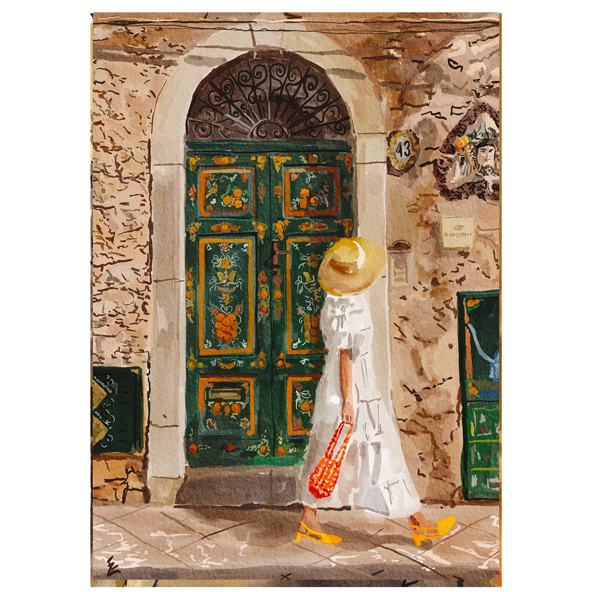 Stampa digitale Walk in Taormina 20X30 CM STAMPA DIGITALE 20X30 WALK IN TAORMINA EKATERINA ZAGORSKA