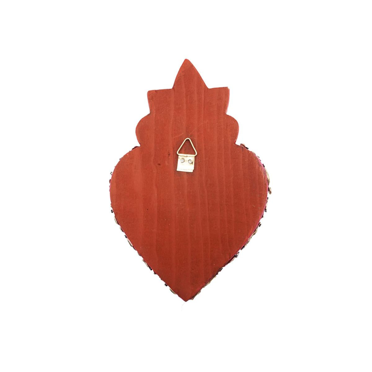 ARTE FASHION MEXICO CUORE LEGNO NERO MEDIUM