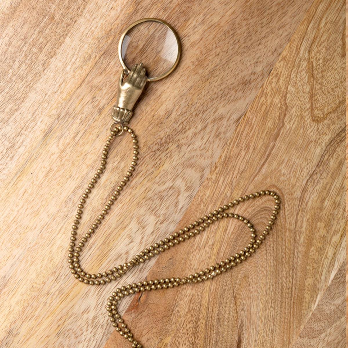 CHEHOMA COLLANA MANO CON LENTE