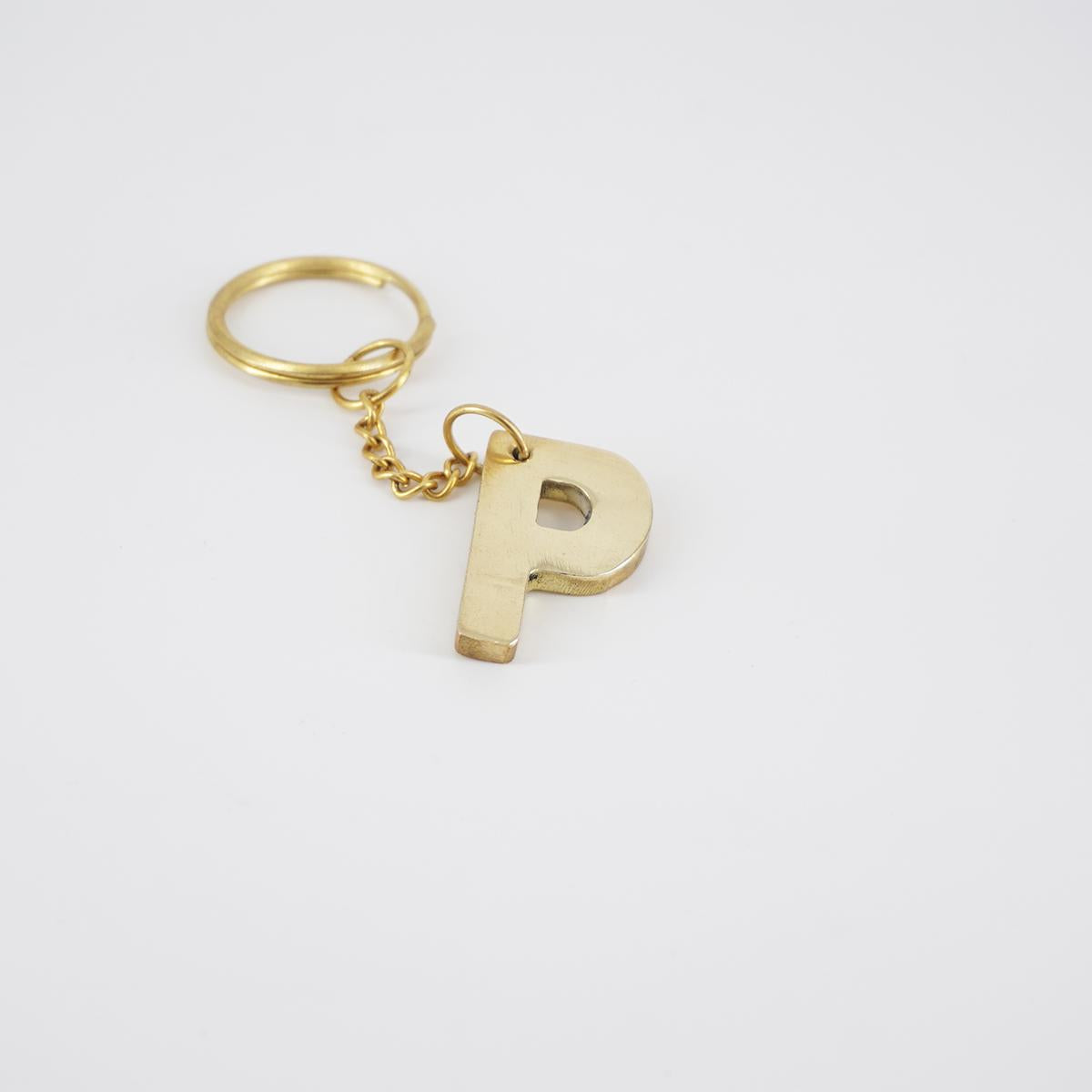 Letter P Keychain