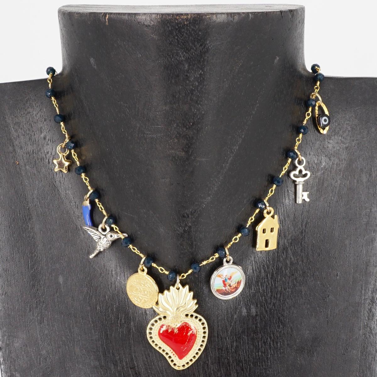 ROSARIO MULTICHARMS EX VOTO ROSSO ROSARIO MULTICHARMS EX VOTO ROSSO NiNA VERA