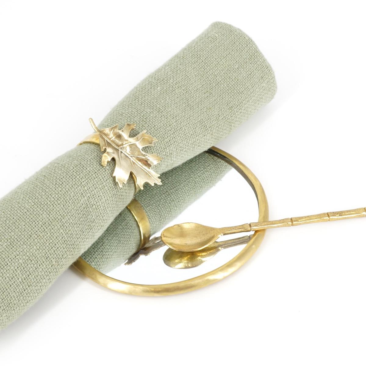 Porta tovaglioli foglia di quercia