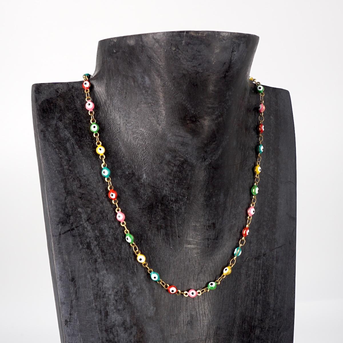 Collana OCCHIETTI SMALL MULTICOLOR