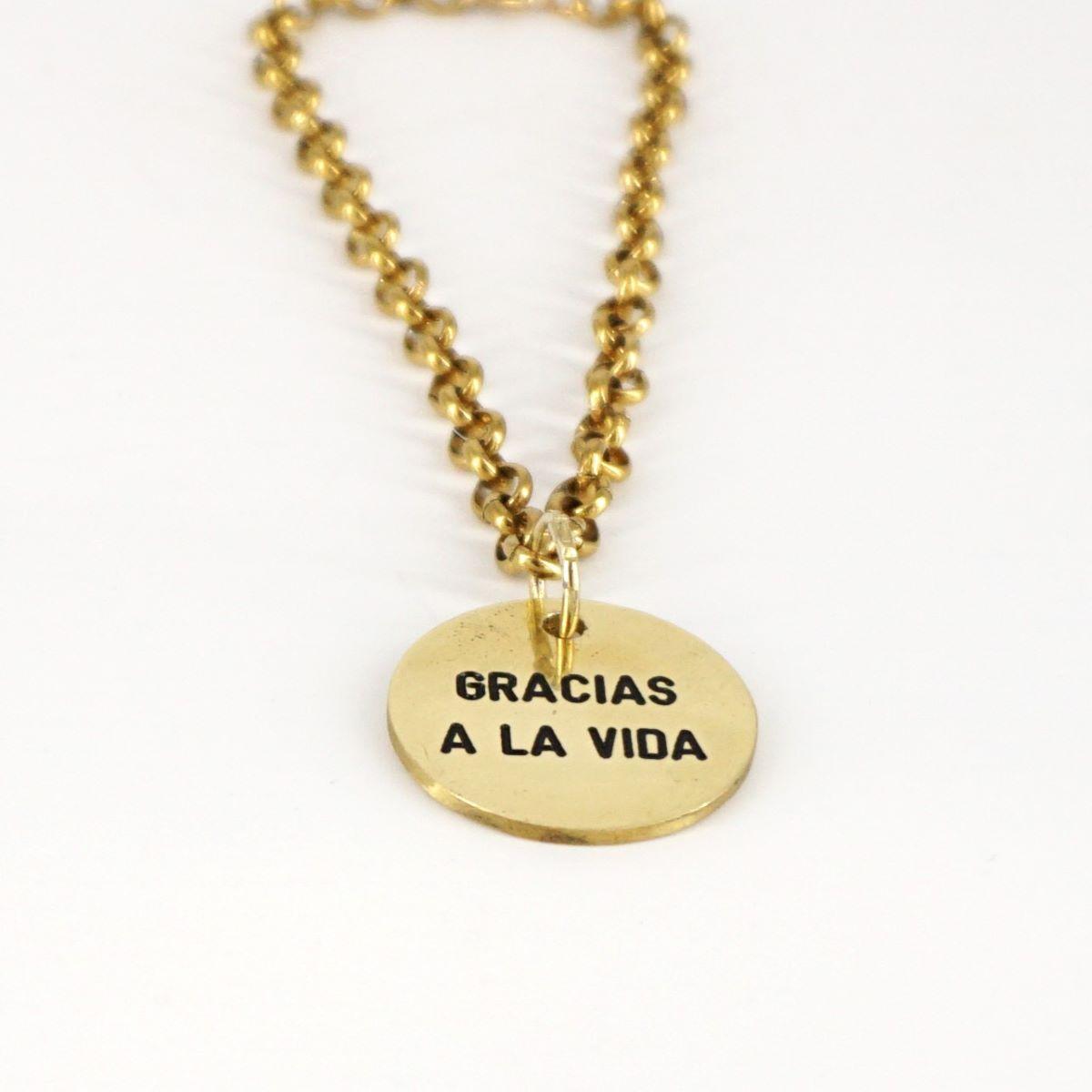Medallion bracelet THANK YOU FOR LIFE