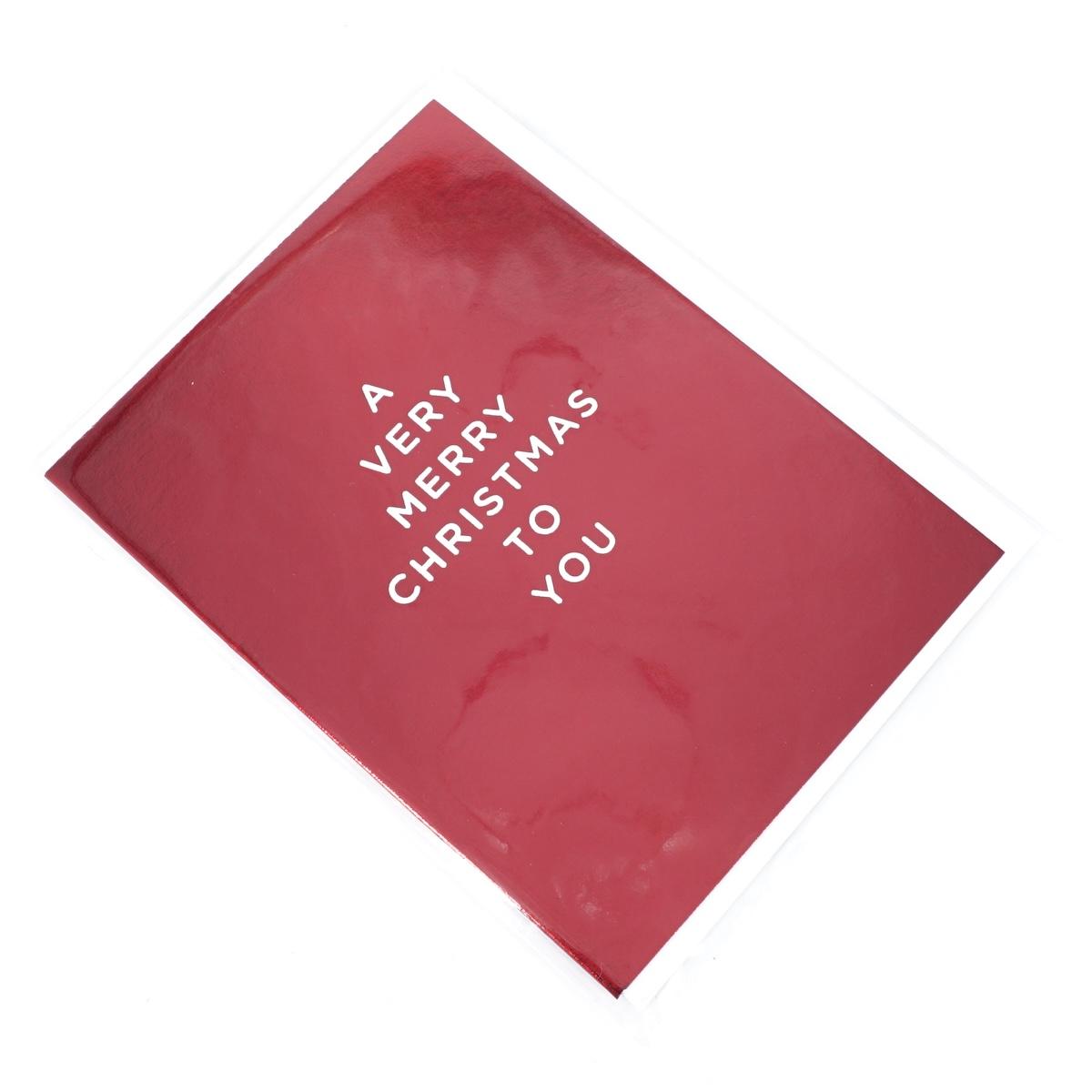 Card MERRY CHRISTMAS CARD MERRY CHRISTMAS BLUEQ