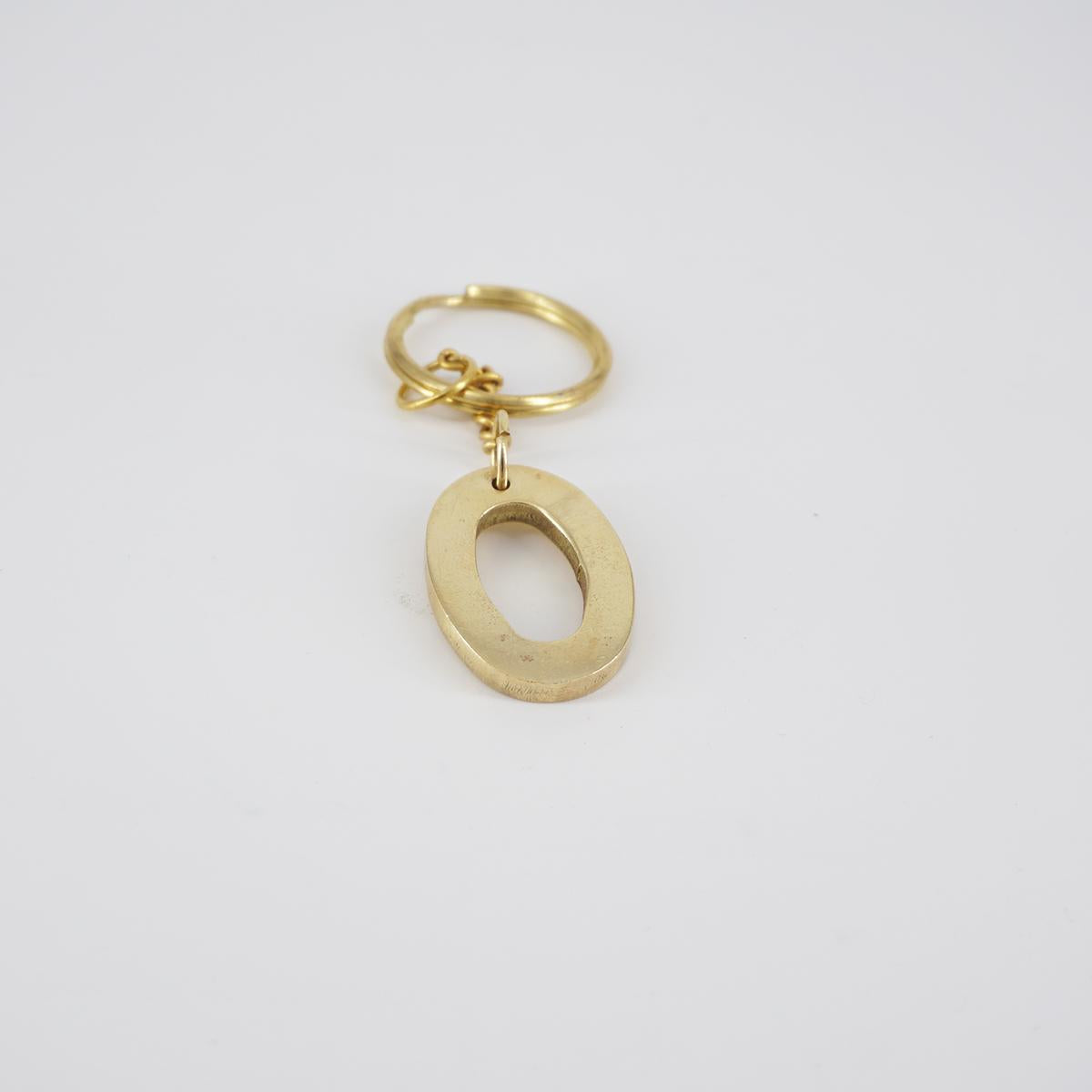 Letter O Keychain