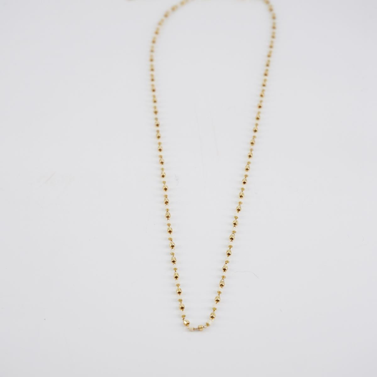 GREY BEADS NECKLACE
