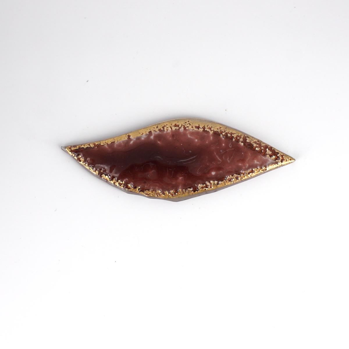 Poggiaposate FOGLIOLINA prugna