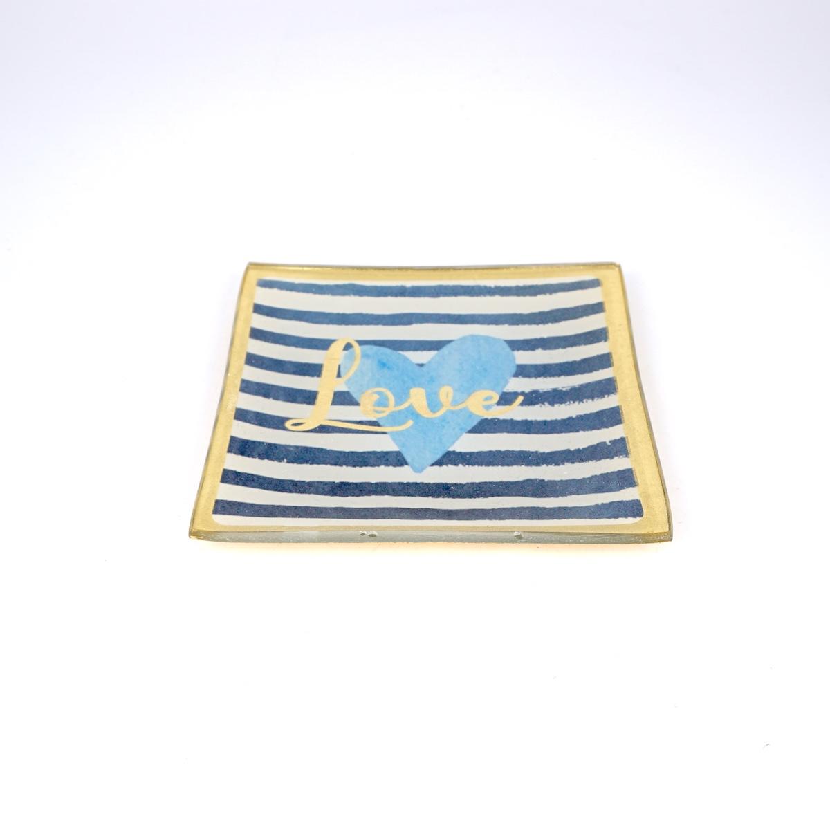 GIFT COMPANY PIATTINO QUADRATOLOVE