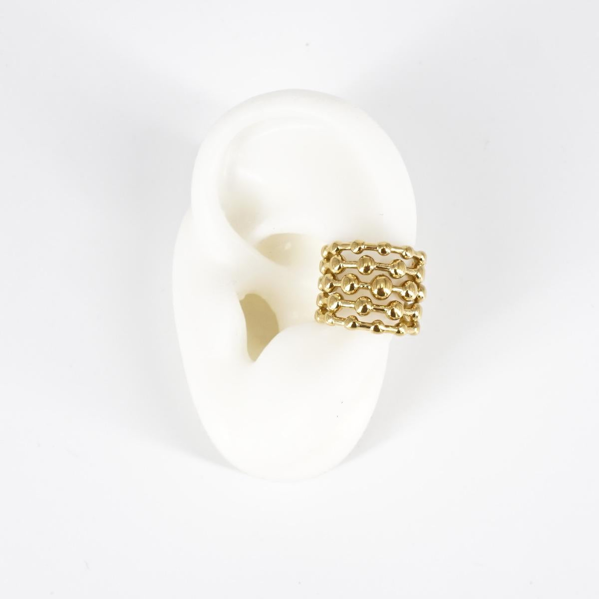 EARCUFF MULTIFILO PALLINI