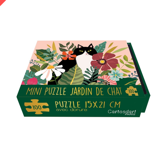 Mini puzzle GATTO IN GIARDINO