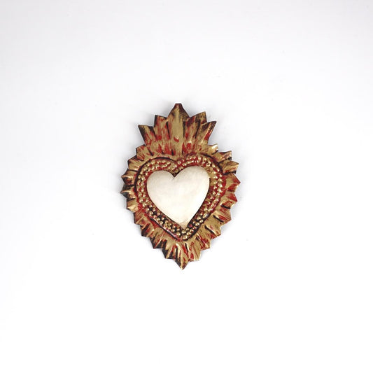 Cuore in latta mini BIANCO CUORE LATTA MINI BIANCO ARTE FASHION MEXICO