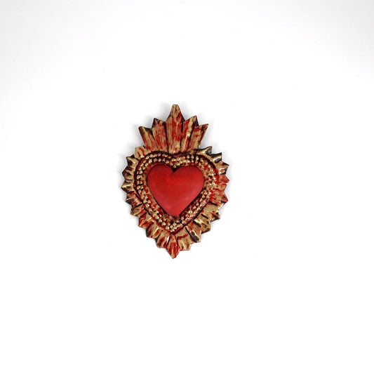 Cuore in latta mini ROSSO CUORE LATTA MINI ROSSO ARTE FASHION MEXICO