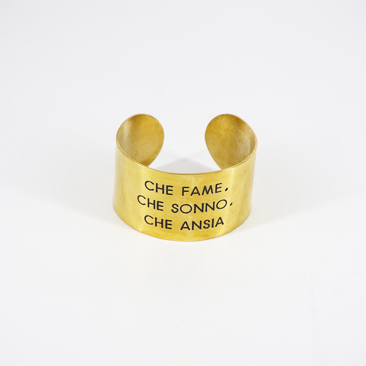 BERC SOPHIE BRACCIALE ALTOCHE FAME CHE SONNO CHE ANSIA
