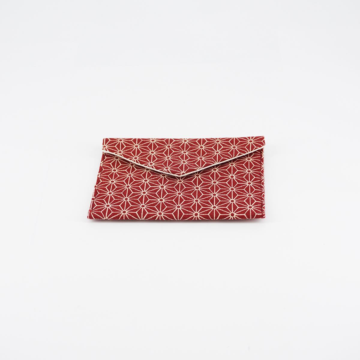 Portacarte STELLE ORIGAMI ROSSO