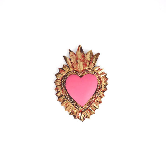 Cuore latta SMALL ROSA CUORE LATTA SMALL ROSA ARTE FASHION MEXICO