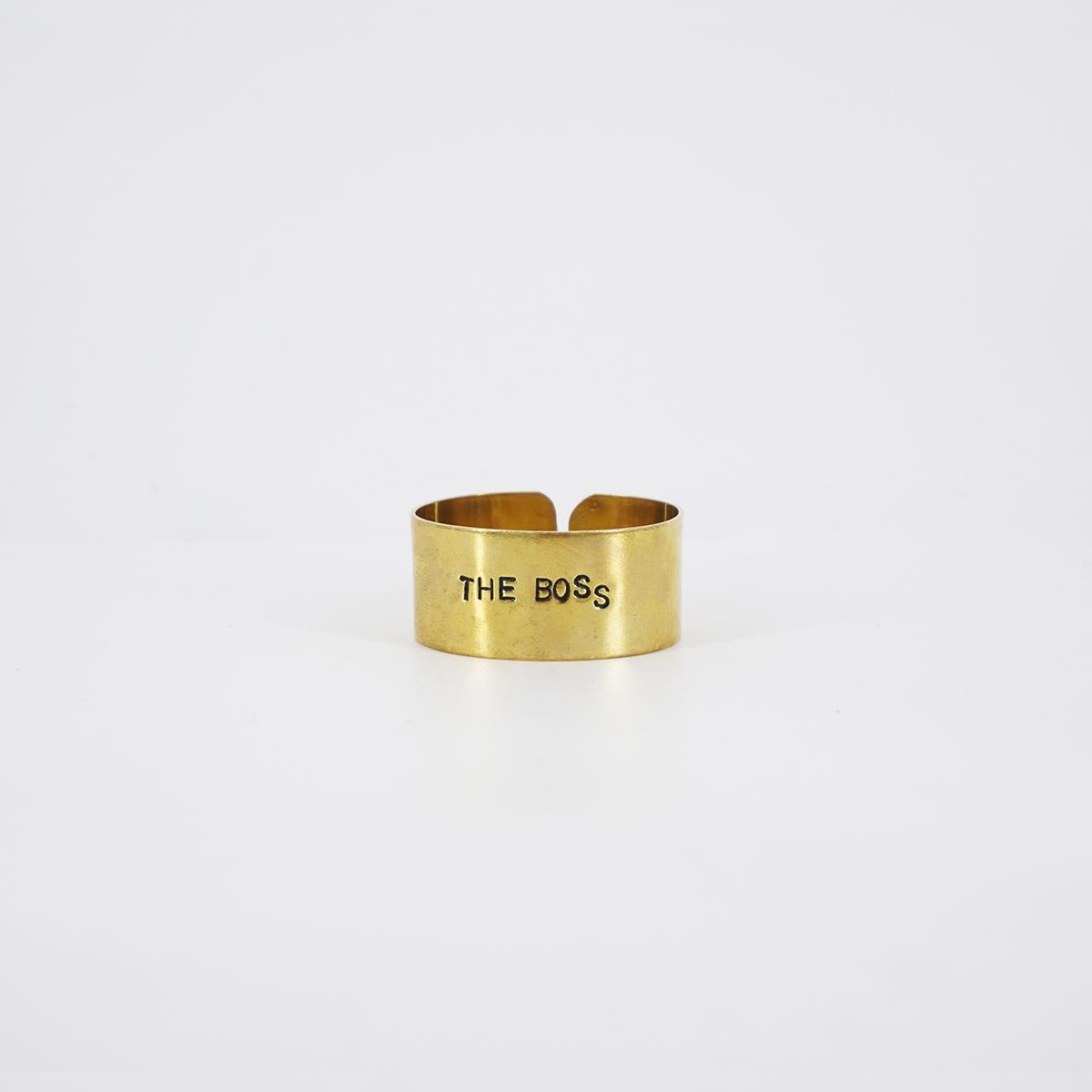 small the boss napkin ring