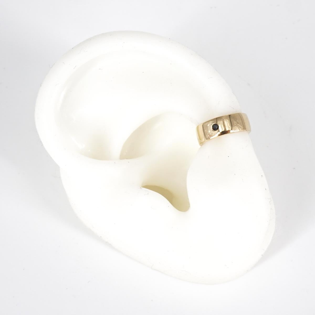 Earcuff pietra nero
