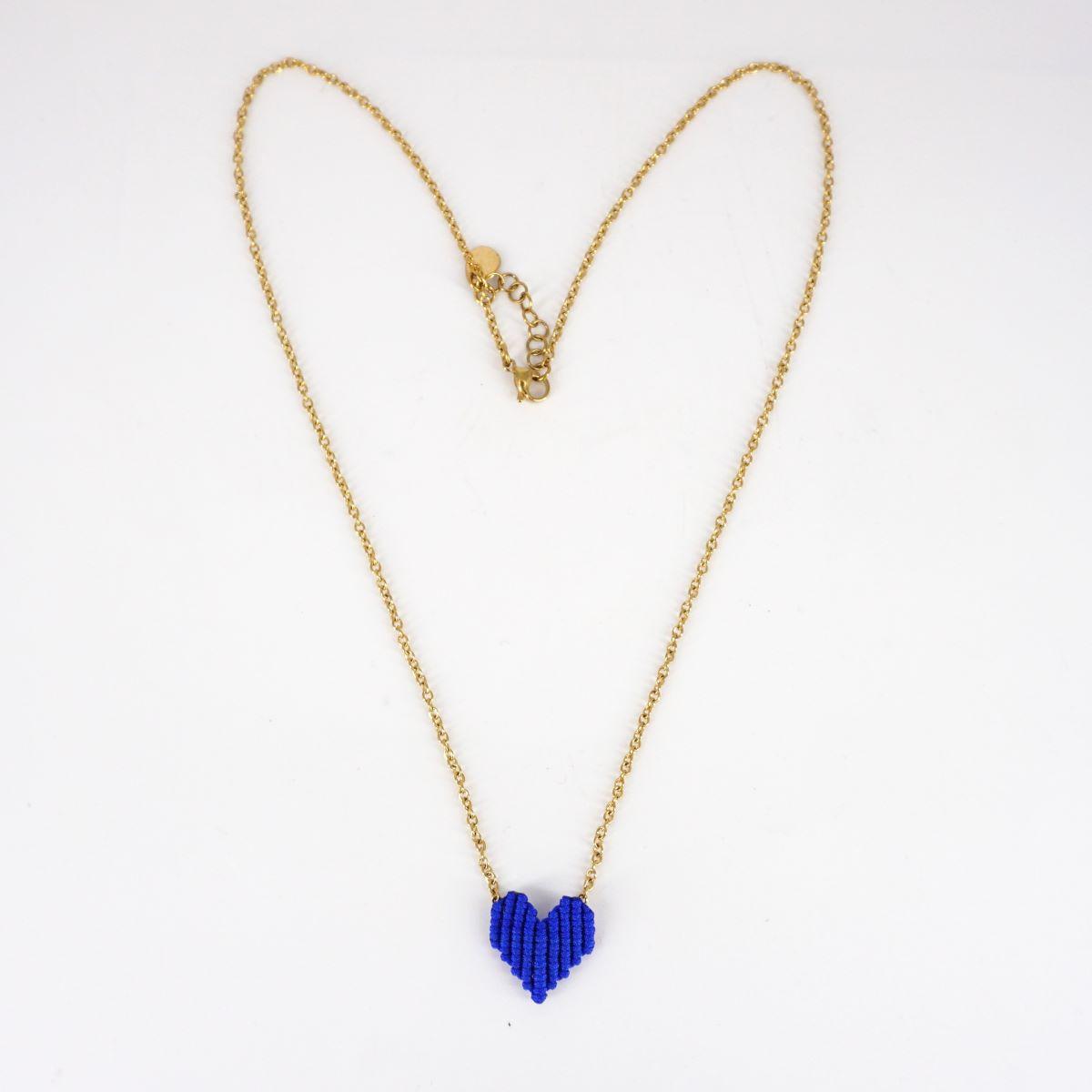NOMADEA COLLANA CUOREPIATTO BLU