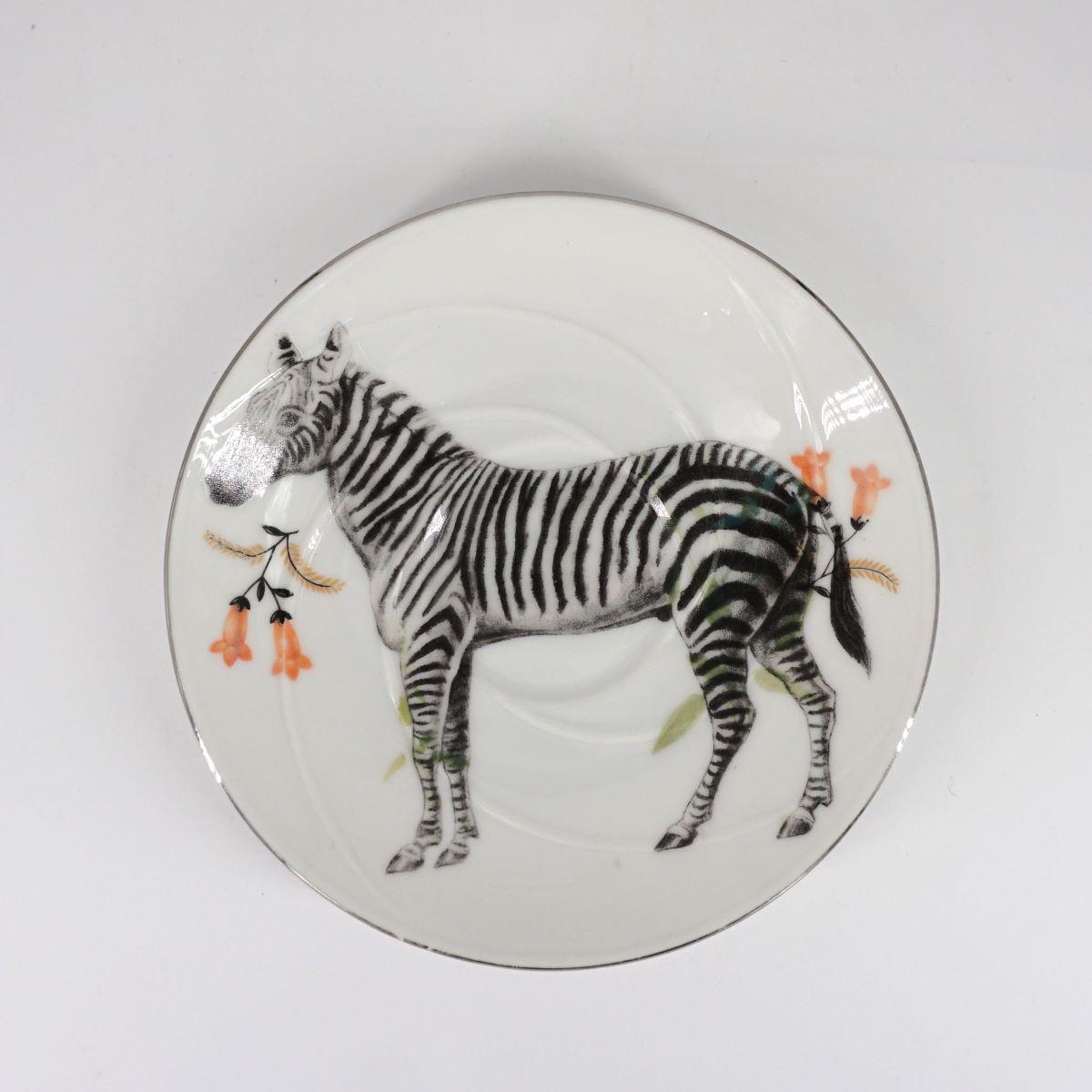 Assiette à thé ZEBRA