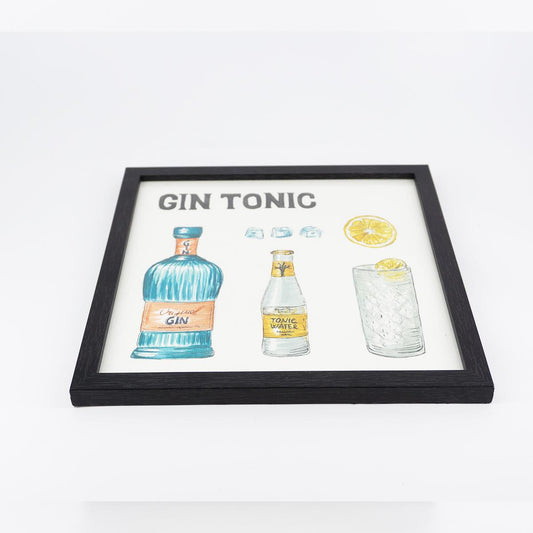 GIN TONIC originale con cornice
