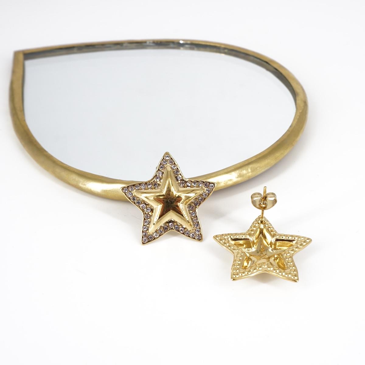 ORECCHINI STELLA CON STRASS